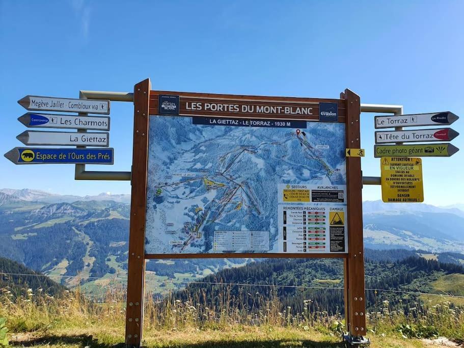 Appartement La Duchere Le Plan-La Giettaz Massif Des Aravis Exterior foto