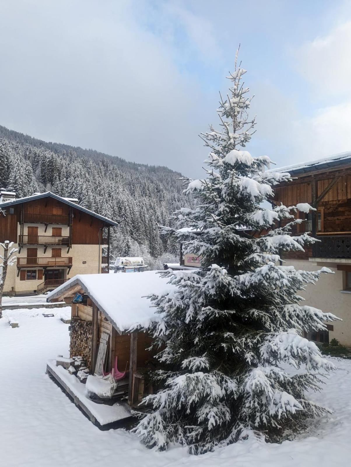Appartement La Duchere Le Plan-La Giettaz Massif Des Aravis Exterior foto